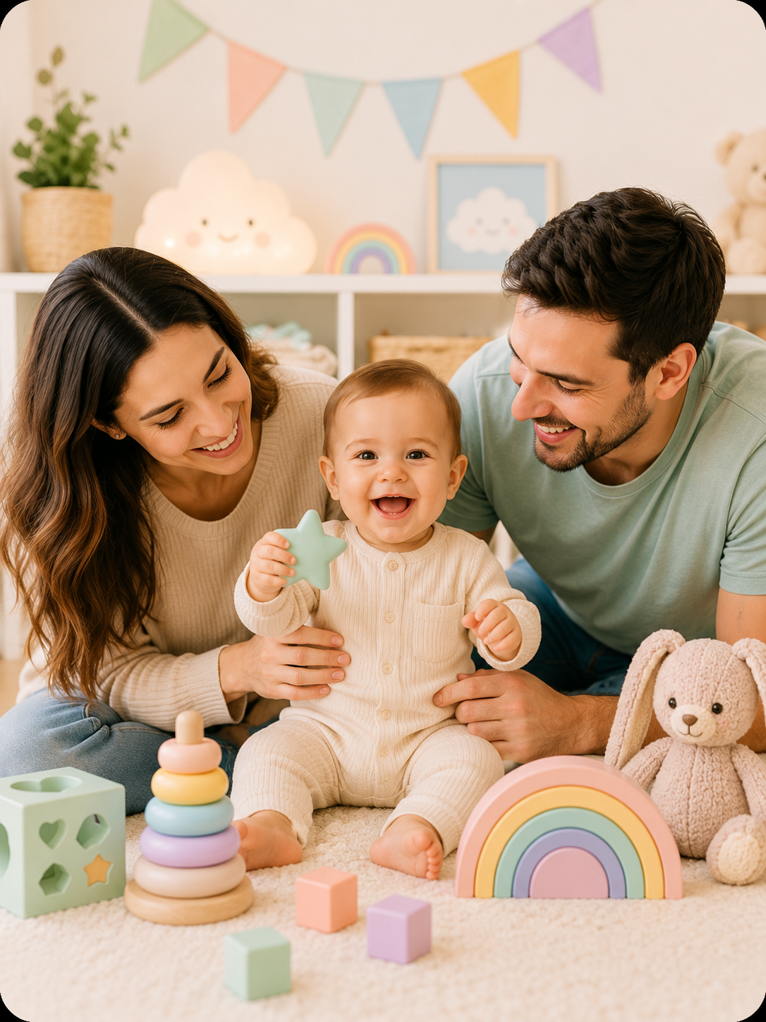 Familia con bebé